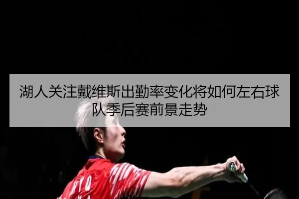 湖人关注戴维斯出勤率变化将如何左右球队季后赛前景走势